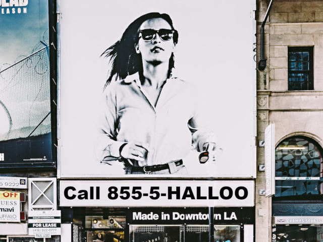 Billboard advertising